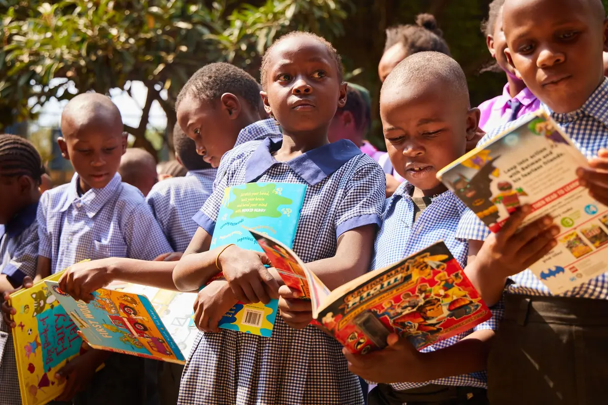 Children reading BooksFirst books