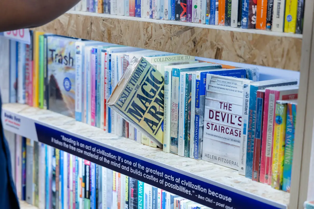 Books arranged for bulk buyers