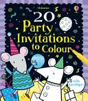 20 Party Invitations to Colour by Candice Whatmore book cover