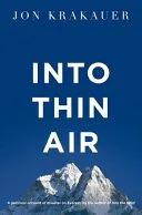 Into Thin Air by Jon Krakauer book cover
