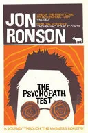 The Psychopath Test by Jon Ronson book cover