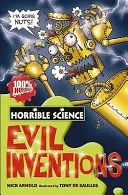 Evil Inventions by Nick Arnold book cover