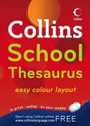 Collins school thesaurus by Collins book cover