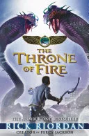 The Throne of Fire by Rick Riordan book cover