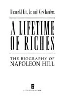 A lifetime of Riches by Napoleon Hill book cover