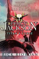 Percy Jackson and the Titan's Curse by Rick Riordan book cover