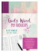 God's Word, My Thoughts KJV Bible for Teen Girls by Barbour Publishing book cover