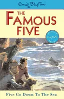 Five go down to the sea by Enid Blyton book cover