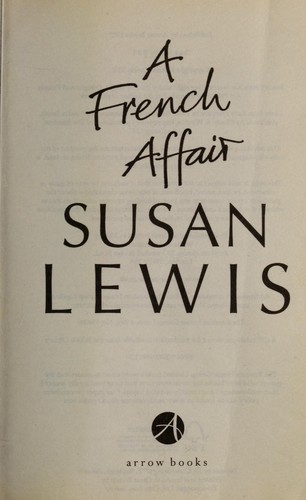 A French affair by Susan Lewis book cover