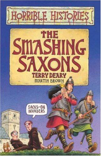 The Smashing Saxons by Terry Deary book cover