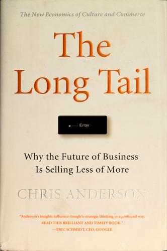 The long tail by Chris Anderson book cover