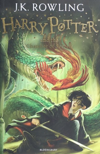 Harry Potter and The Chamber of Secrets by J. K. Rowling book cover