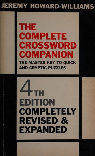 The Complete crossword companion by Jeremy Howard-Williams book cover